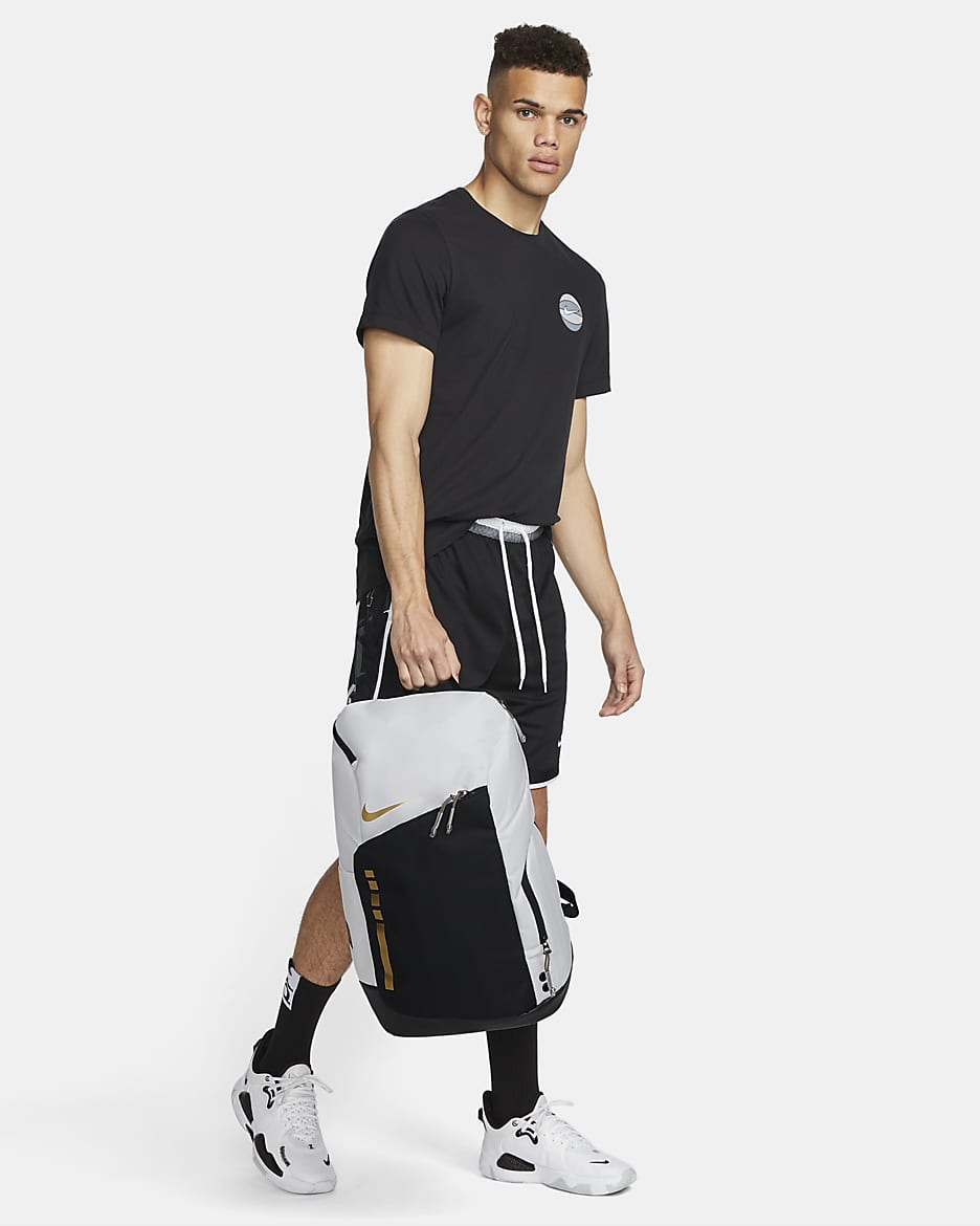 Black nike basketball backpack best sale